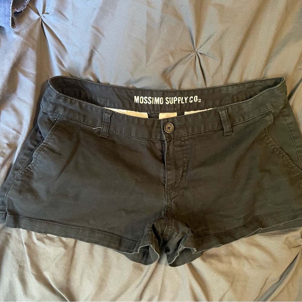 Mossimo Supply Co. Black and Gray Cargo Shorts